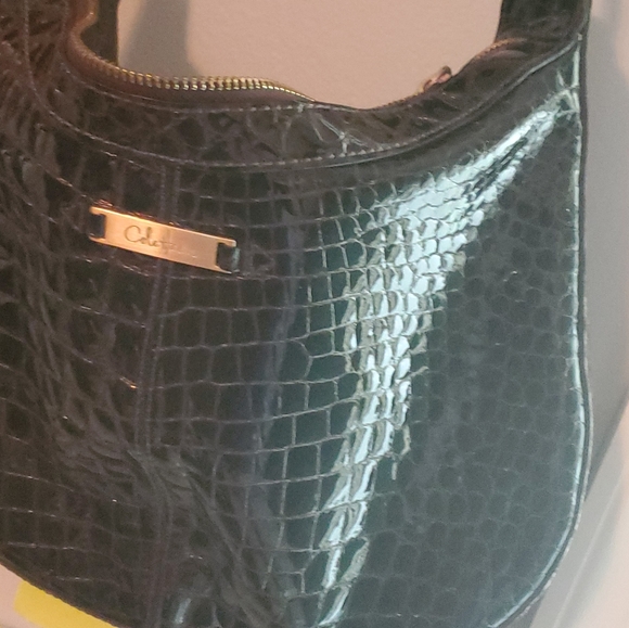 Cole Haan Handbags - Cole Haan small crocodile patent leather bag